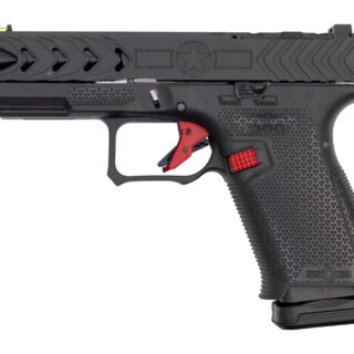 POF P19 Gentlemens Series Gen4 9mm Pistol, Glock 19 Compatible Slide, Custom Frame, Black, 15rd