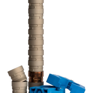 Q Erector Rimfire Suppressor .22 LR, 1/2x28 TPI, 0.99" Diameter, 7.6" Length