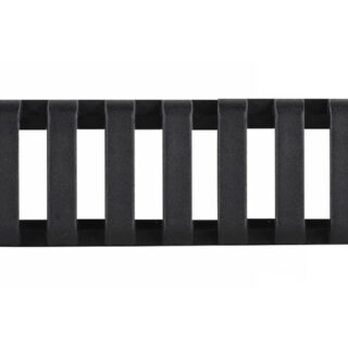 YHM PICATINNY RAIL COVER, LADDER STYLE, SEVEN SLOT, BLACK