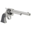 Ruger Wrangler .22 LR, 7.5" Barrel, Silver Cerakote, Black Checkered Grips, 6rd - Image 2