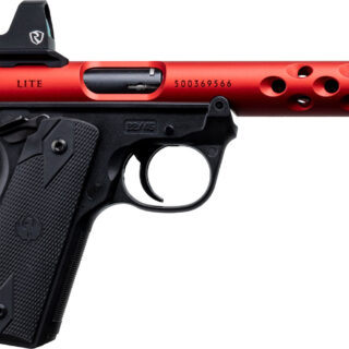 Ruger Mark IV 22/45 Lite .22 LR, 4.4" Barrel, Red, Riton Red Dot, 10rd