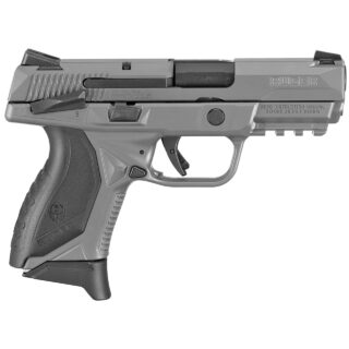 Ruger American Pistol Striker Fired, 45 ACP, 3.75" Barrel, Manual Safety, Polymer Frame, Gray Finish, (3) 7rd Mags, 3 Dot Sights