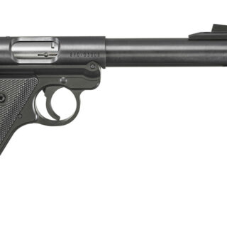 Ruger MK IV Target .22 LR, 5.5" Threaded Bull Barrel, Flash Hider, Black, 10rd