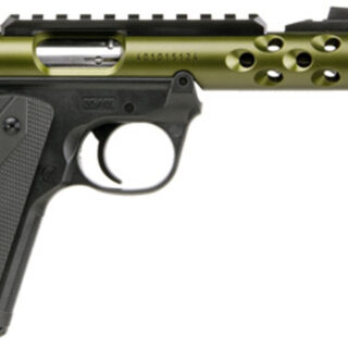Ruger MKIV 22/45 Lite .22 LR, 4.4" Threaded Barrel, Green Anodized, 10rd