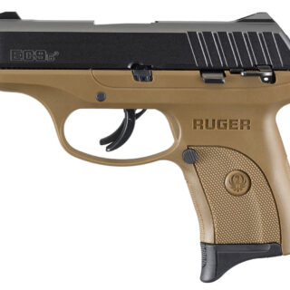 Ruger EC9s 9mm, 3.12" Barrel, Fixed Sights, Manual/Trigger Safety, FDE, 7rd