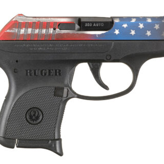Ruger LCP, Semi-automatci Pistol, Centerfire, 380ACP, 2.75" Barrel, American Flag Slide Finish, Alloy Steel Slide, Nylon Frame, Integral Sights, 6Rd