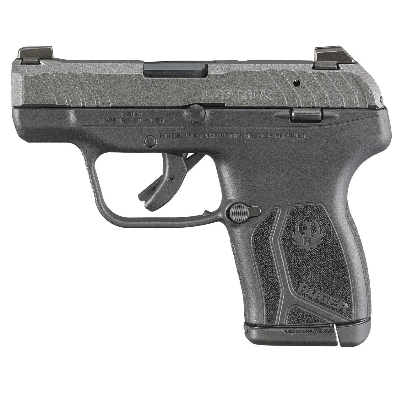 Ruger LCP MAX .380 ACP, 2.75" Barrel, Trigger Safety, Cobalt/Black, 10rd