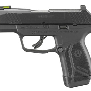Ruger, MAX-9 Striker Fired, Sub-Compact, 9mm, 3.2" Barrel, Black Oxide Finish, Polymer Frame, No Thumb Safety, Optic Ready, Front TFO Night Sight, 2 10rnd