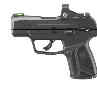 Ruger MAX-9 9mm, 3.2" Barrel, Crimson Trace Red Dot, Manual Safety, Black, 12rd