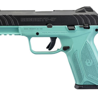 Ruger Security-9 TALO 9mm, 4" Barrel, Thumb Safety, Turquoise, 15rd