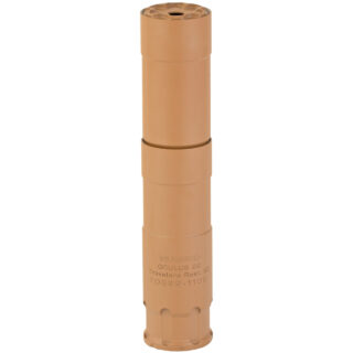Rugged Oculus 22 Suppressor, ADAPT Technology, .22 LR to 5.7x28mm, 3.25" to 5.25", Flat Dark Earth