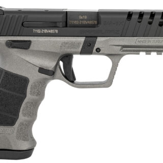 SAR USA SAR9X, Striker Fired, Semi-automatic, Polymer Frame Pistol, Full Size, 9mm, 4.4" Barrel, Platinum Frame and Black Slide, Adjustable Sights, 17 Rounds