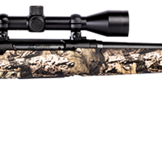 Savage Axis XP Camo, 270 Winchester, 22" Barrel, Black Color, Mossy Oak Break-Up Country Polymer Stock, Weaver 3-9x40 Scope, 4Rd, Detachable Box Magazine