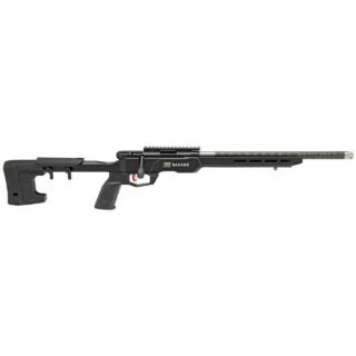 Savage B22 Precision Lite .22 LR, 18" Carbon Wrapped Stainless Barrel, MDT Chassis, Black, 10rd