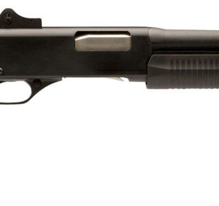 Stevens 320 Security Pump 12 Ga, 18.5" Barrel, 3", Ghost Ring Sights, Black, 5rd
