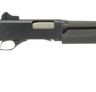 Stevens 320 Security 20 Ga, 18.5" Barrel, Pistol Grip, Ghost Ring, Black, 5rd