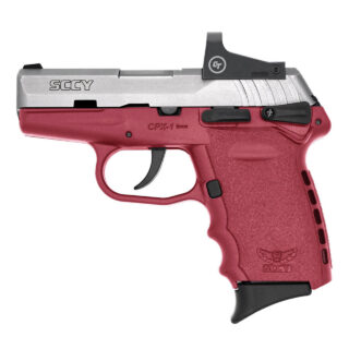 SCCY  CPX-1 RD 9mm, 3.10", Fixed Sights, CTS-1500, Red, 10rd