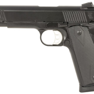 Tisas 1911 Duty, .45 ACP ,5" Barrel, Serrated Steel Slide, Black Steel Frame, 10rd