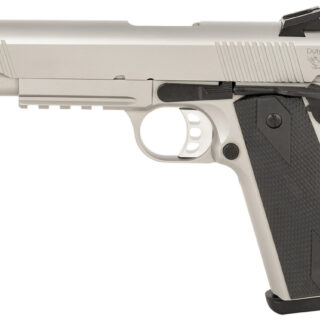 Tisas 1911 Duty, .45 ACP,5" Black Cold Hammer Forged Barrel, Stainless, 8rd