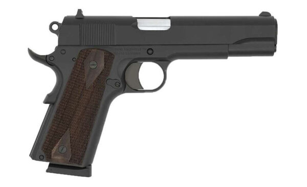 SDS 1911 A1 Stakeout 45 ACP, 5" Barrel, Black, Turkish Walnut, 8rd