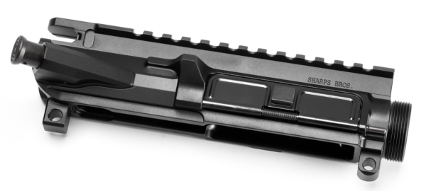 Sharps Bros. , Billet Upper Receiver, Fits AR15, Black, Includes Forward Assist and Dust Cover