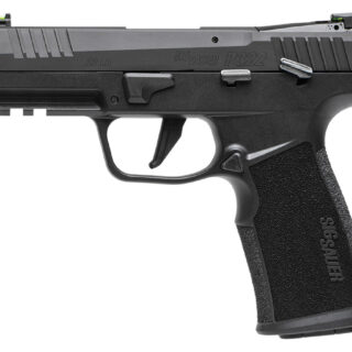 Sig P322 .22 LR, 4" Barrel, FO Front, Manual Safety, Black, 20rd