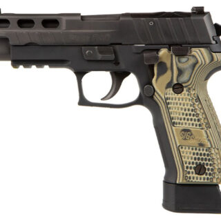 Sig P226 PRO-CUT 9mm, 4.4" Barrel, X-Ray3, G10 Muscus, Black, 15rd/20rd