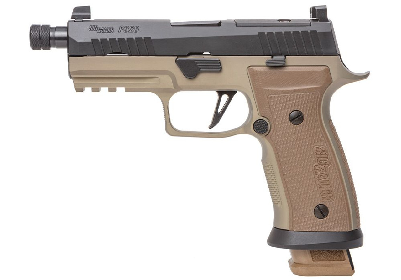 Sig P320 AXG Combat 9mm, 4.6" Barrel, Flat Dark Earth, 21rd Mag - Image 2