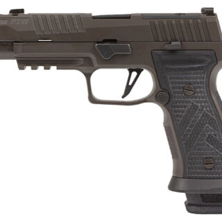 Sig P320 AXG Legion, 9mm, 3.9" Ported Barrel, Steel Frame, Flat Trigger, Gray, 21rd