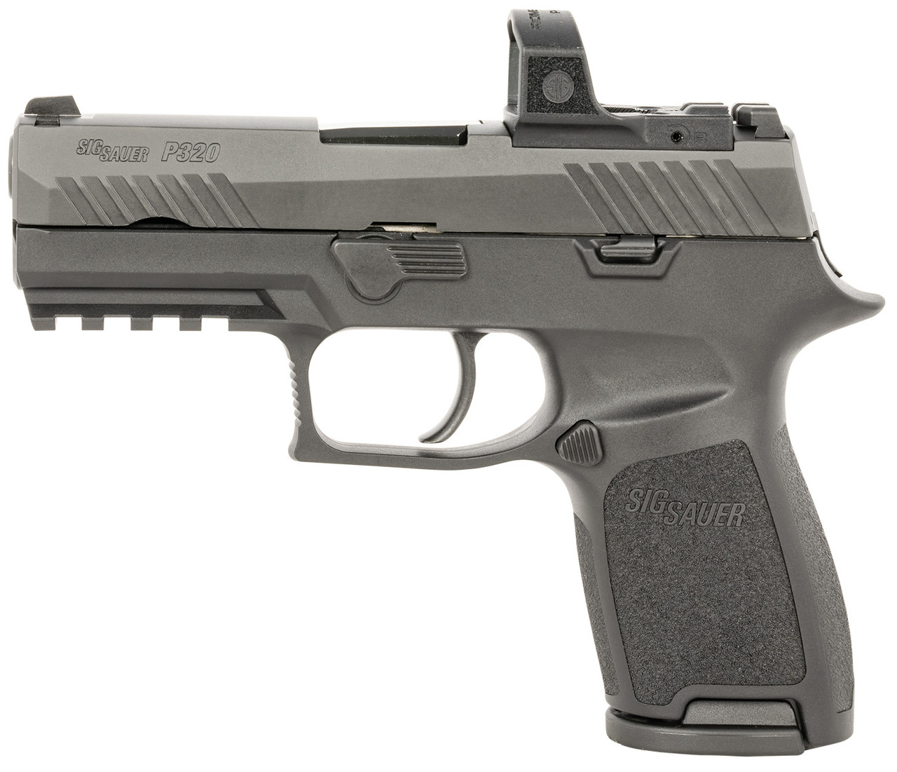 Sig P320 Compact RXZP 9mm, 3.9" Barrel, Includes Romeo Zero, Black, 15rd