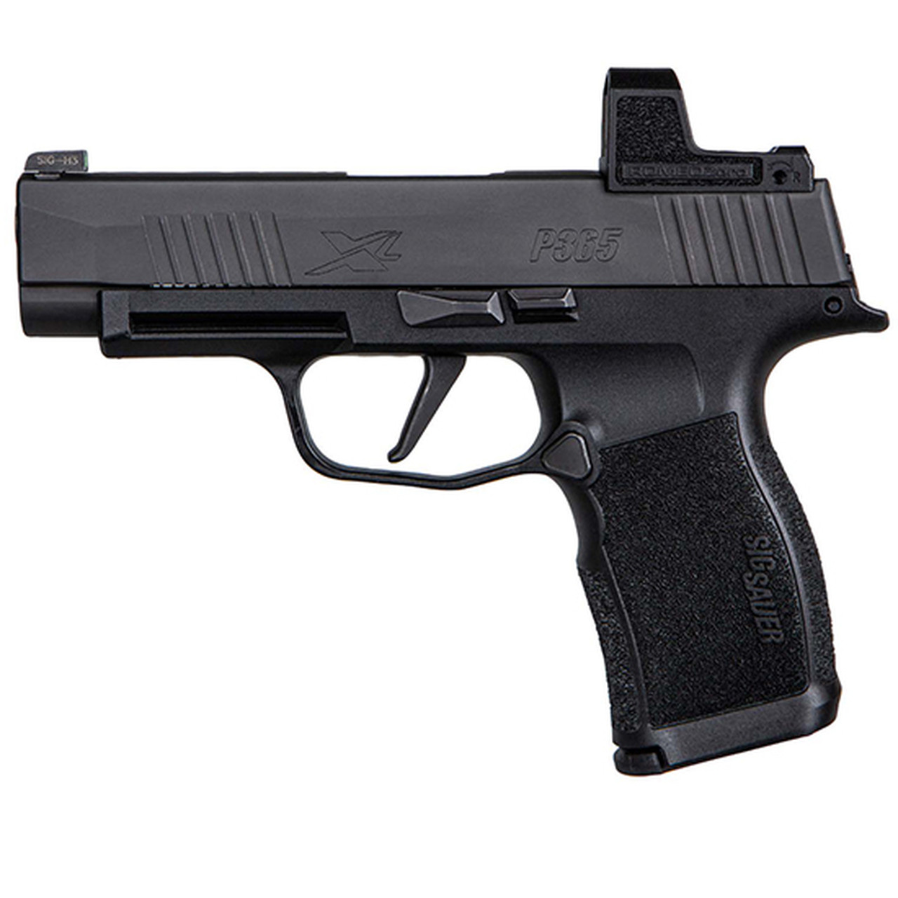 Sig P365 XL 9mm, 3.7" Barrel, Mounted Romeo Zero, Black, 12rd