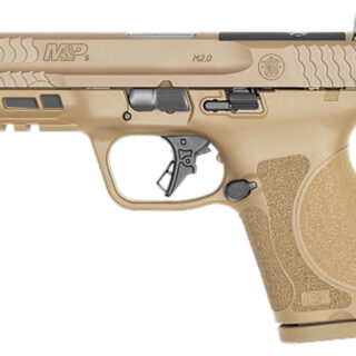 Smith & Wesson M&P 2.0 OR 9mm, 4" Barrel, No Thumb Safety, FDE, 15rd