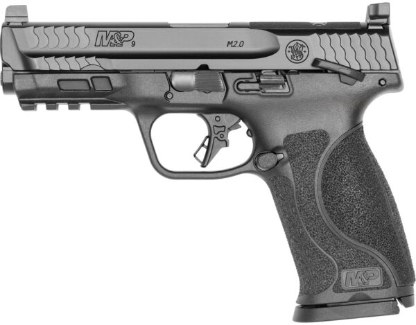 S&W M&P9 M2.0 O.R. Pistol Bundle 9mm, 4.25" Barrel, Black, Tac Six Pistol Case, 17rd - Image 3