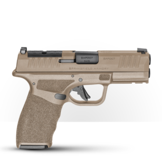 Springfield Hellcat Pro OSP 9mm, 3.7" Barrel, FDE, Tritium Front Sight, U-Notch Rear Sight,15rd