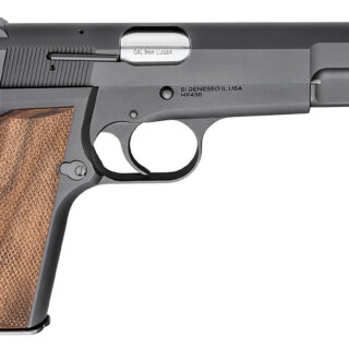 Springfield SA-35 9mm Hi-Power 4.7" Forged Barrel, Steel Frame, Walnut Grips, Blued, 15rd Mag