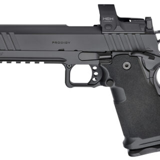 Springfield 1911 Prodigy 9mm, 5" Barrel, FO Front, Hex Dragonfly, Manual Safety, Black, 20rd