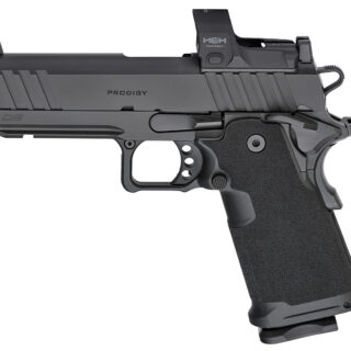 Springfield 1911 Prodigy 9mm, 4.25" Barrel, FO Front, Hex Dragonfly, Manual Safety, Black, 20rd