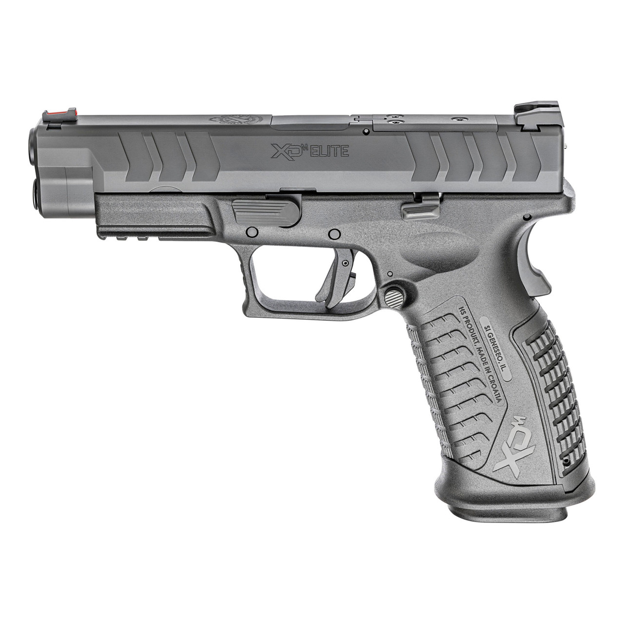Springfield XD-M Elite OR 10mm, 4.5" Barrel, FO Front, Black, 16rd
