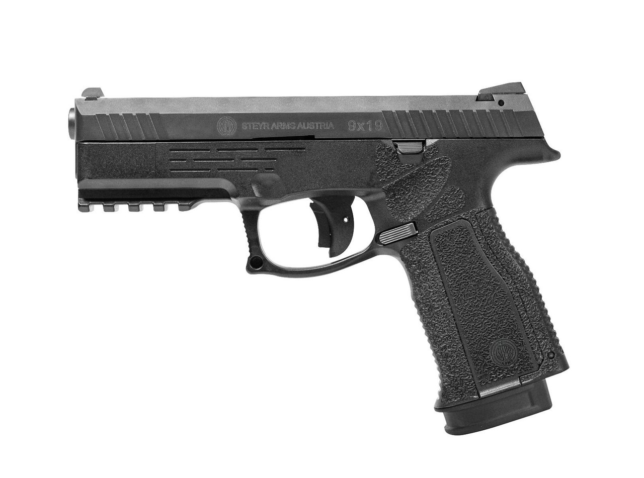 Steyr M9A2 MF 9mm, 4" Barrel, Contrast Sights, Black, 17rd - Image 2