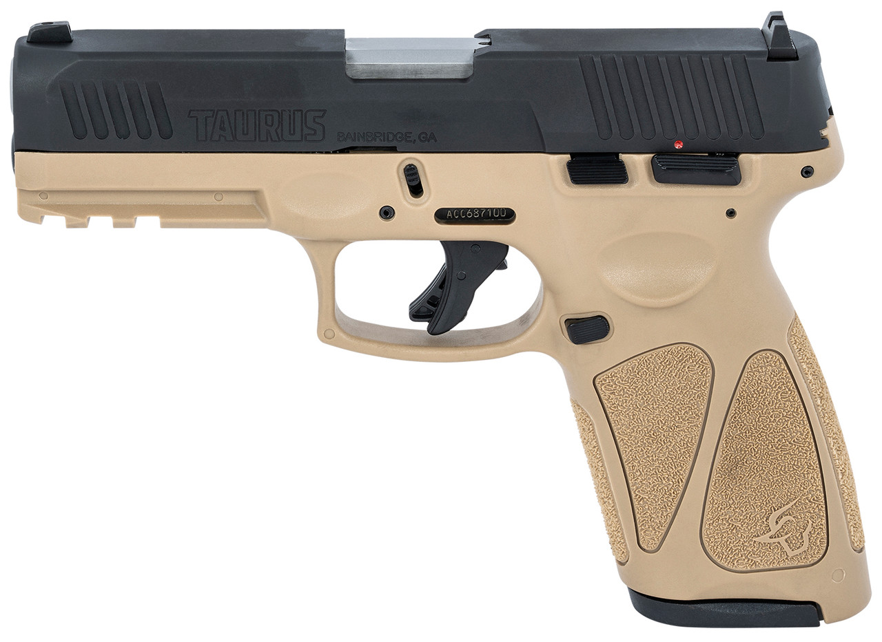 Taurus G3 9mm, 4" Barrel, Adj. Rear/White Dot Front, Flat Dark Earth, 15rd/17rd