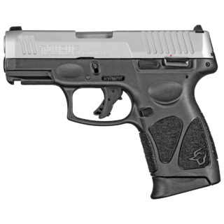 Taurus G3c 9mm, 3.26" Barrel, SS Slide/Black, Manual Safety, 12rd