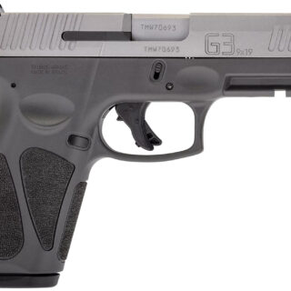 Taurus G3 9mm, 4" Barrel, Fixed Sights, Manual Thumb Safety, Gray, 2x15rd Magazines