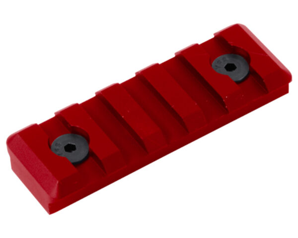 Timber Creek 5-Slot Picanny Rail Section, M-LOK, Red