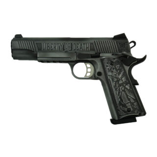 SDS Liberty or Death 1911 Duty SS45R, .45 ACP,5" Barrel, Stainless Steel w/Rail, 8rd