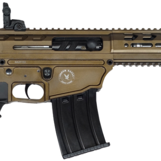 Silver Eagle Tac Pro 12 Ga, 18.5" Barrel, 3", Flip-Up Sights, Bronze, 5rd